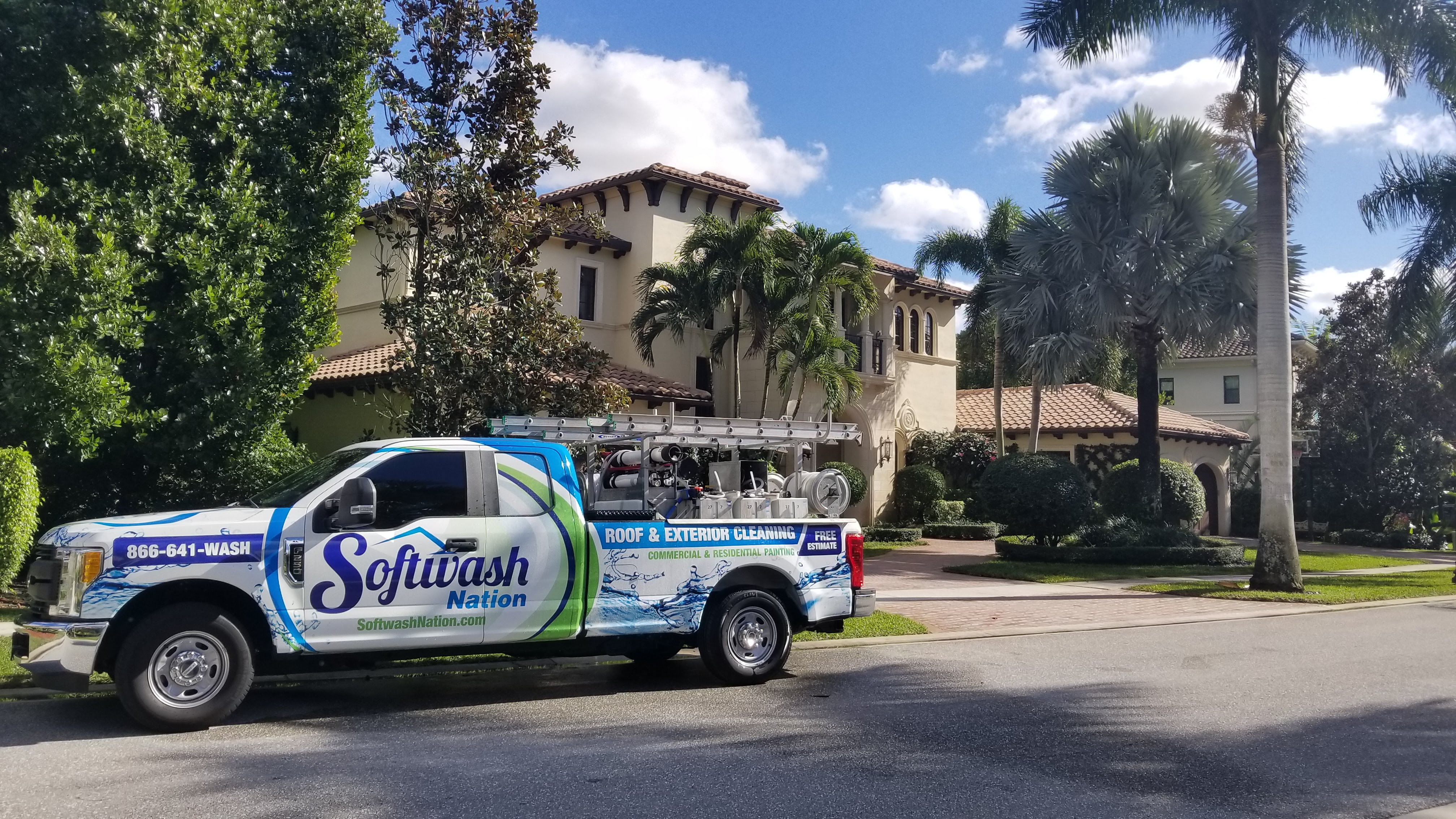 Softwash Nation service truck